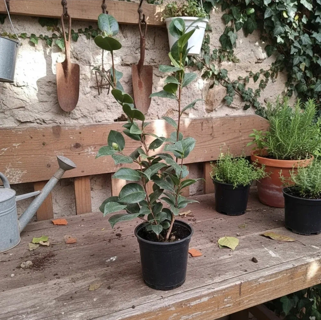 Camelia Pequeña Planta De Floracion Invernal