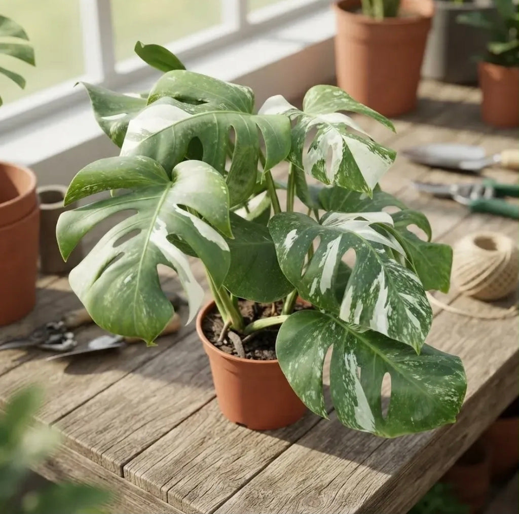 Monstera Deliciosa Variegada | Planta de Interior