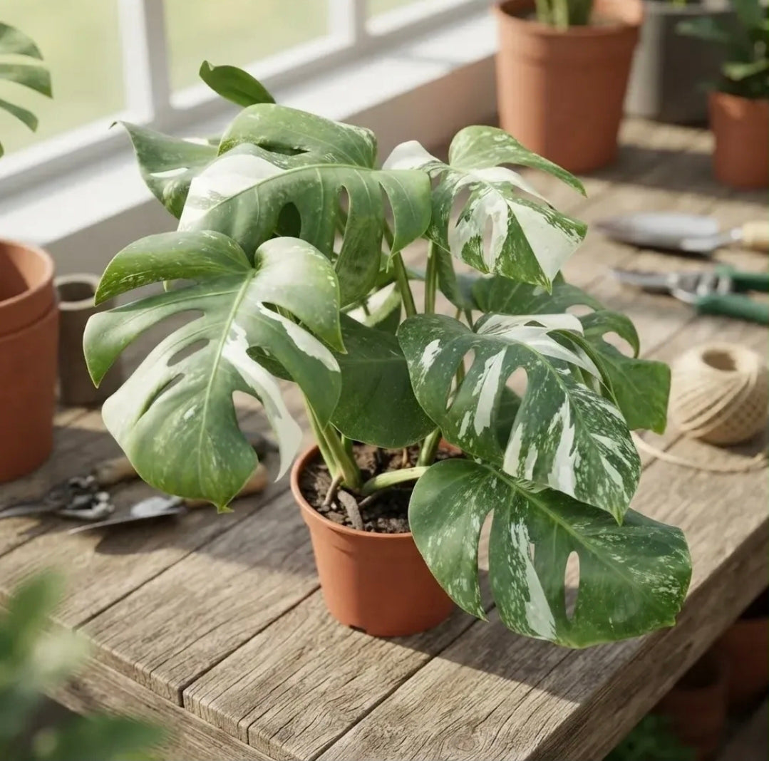 Monstera Deliciosa Variegada | Planta de Interior